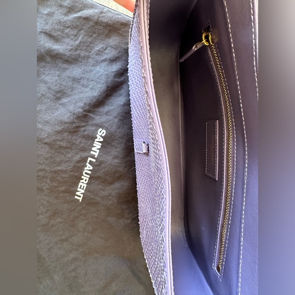 Saint Laurent LE 5 A 7 YSL Shoulder Bag in Python - Picture 4 of 6